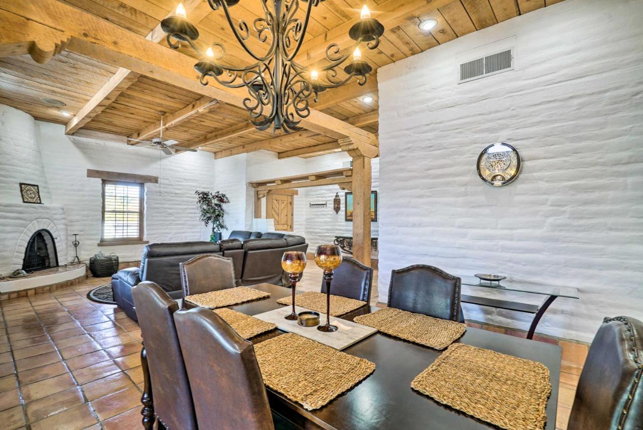 Las Cruces Home La Casa Blanca With Courtyard المظهر الخارجي الصورة