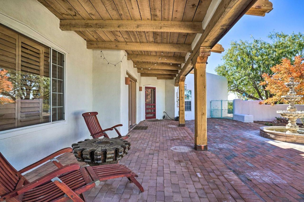 Las Cruces Home La Casa Blanca With Courtyard المظهر الخارجي الصورة