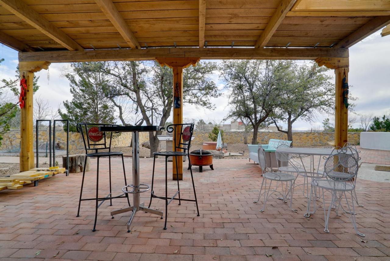 Las Cruces Home La Casa Blanca With Courtyard المظهر الخارجي الصورة